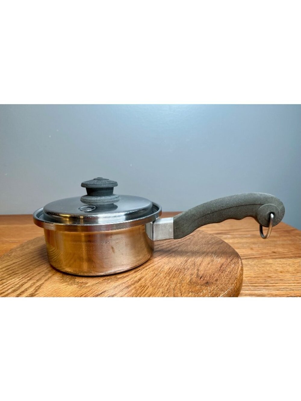 Vintage 1 QT Saladmaster T304S Surgical Stainless Steel Saucepan  with Vapo Lid